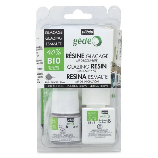 Pebeo Gedeo Bio-Based Resin - Glazing Resin Discovery Kit {1}