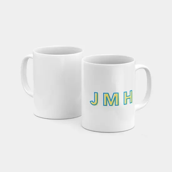 Monogram Initials 11oz Mug X {2}