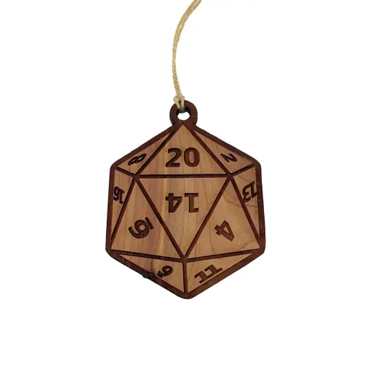 CEDAR D20 - Dice Ornament {1}