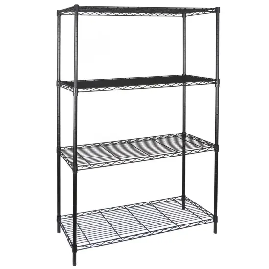 4-Tier Heavy Duty Storage Shelves Garage Shelf Metal Shelving Organization {1}