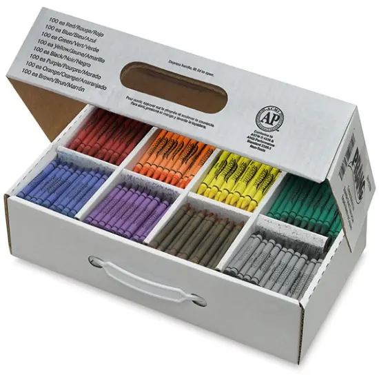 Prang Crayons - Pkg of 800, 8 Colors {2}