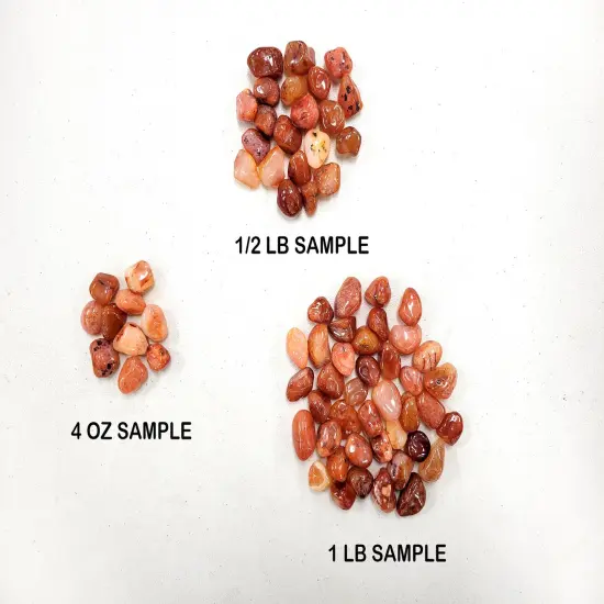 Tumbled Carnelian Crystals - Pendant Size SMALL 1/2 inch to 1 inch {4}