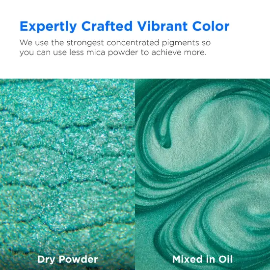 Rolio - 1 Jar Mica Powder (Persian Green) - 50g / 1.8 oz {2}