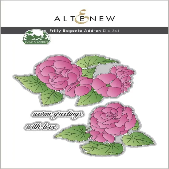 Build-A-Garden: Frilly Begonia Add-on Die Set {1}