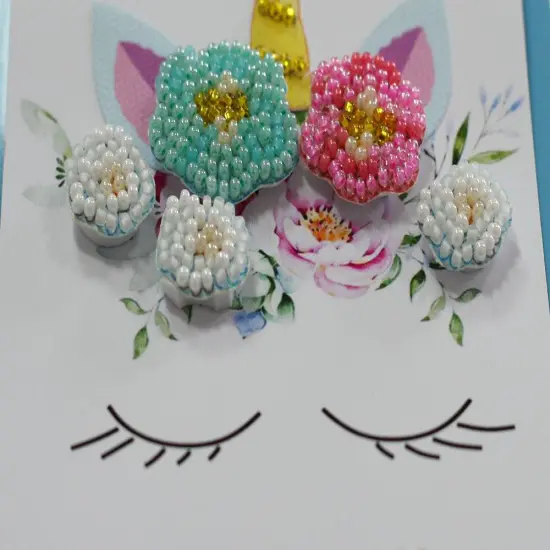 Postcard cross-stitch kit - Believe in miracles! {4}