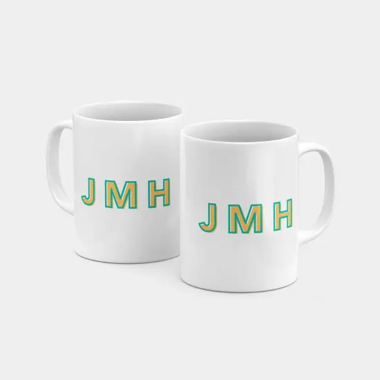 Monogram Initials 11oz Mug II {1}