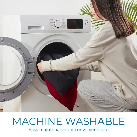 Nestl Down Alternative Comforter Burgundy/Black {6}