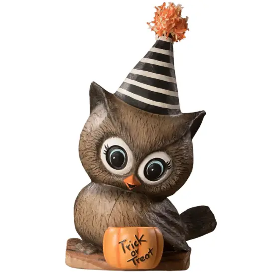 XL Hoot Halloween Figurine 17" {1}