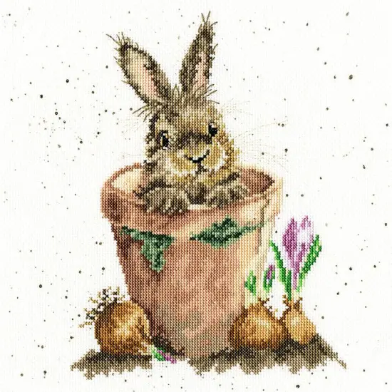 The Flower Pot XHD76 Counted Cross Stitch Kit {1}
