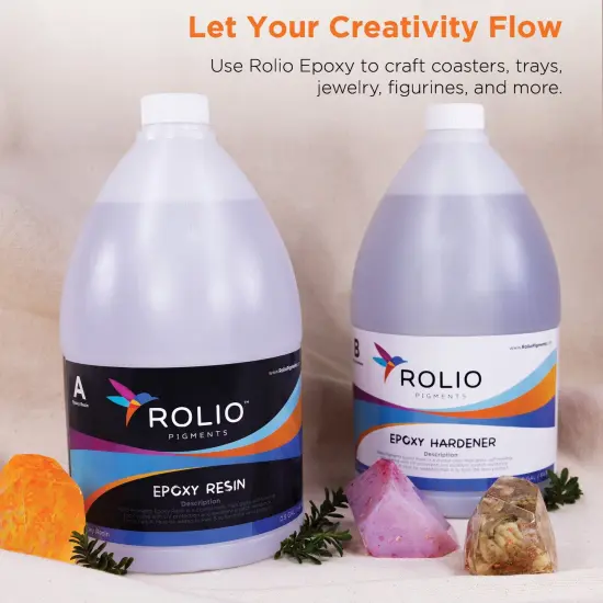 Rolio Epoxy Resin and Hardener 1 Gallon Kit {5}