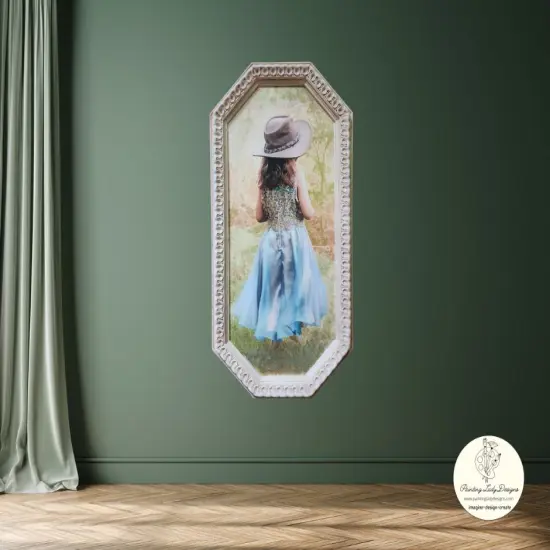 Cowboy Princess - Paper for Decoupage Crafting and Multi Media Art (small) {4}