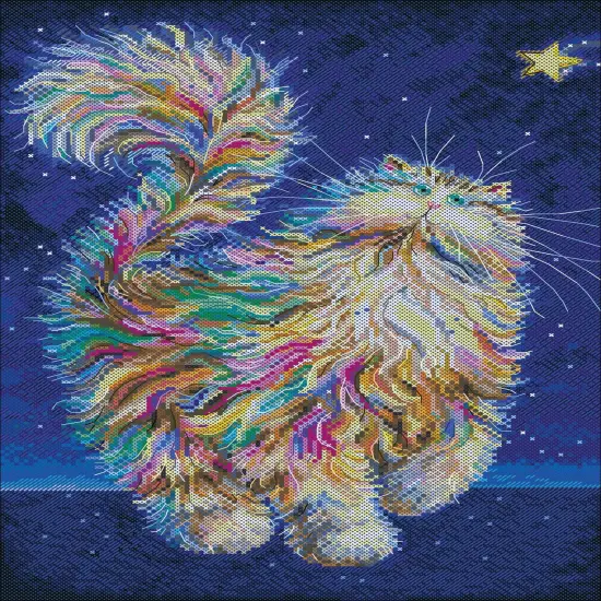 Cross-stitch kit A star is falling {1}