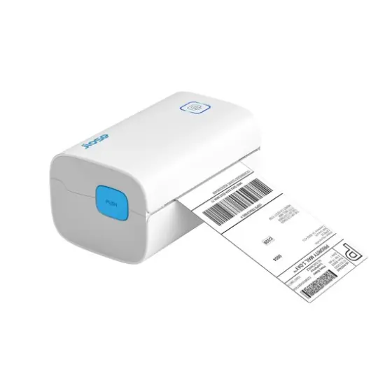 Jiose 4x6 Shipping Label Printer High-Speed High-Quality Printing for Seamless Package Addressing Whitegray {3}