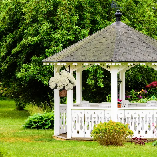 Box of 2 Cream Artificial Hydrangea Bushes - 7 Realistic Silk Blooms per Bush for Elegant Home D&eacute;cor & Bouquets - Perfect Year-Round Display, Floral Home by Artificial Flowers {4}