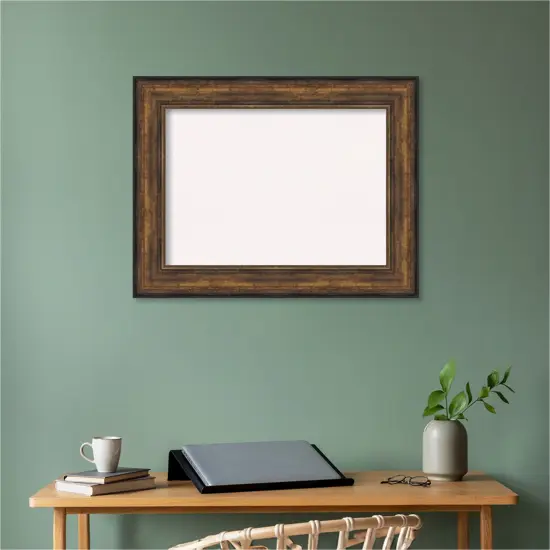 Ballroom Framed Corkboard, White Cork Bronze {6}