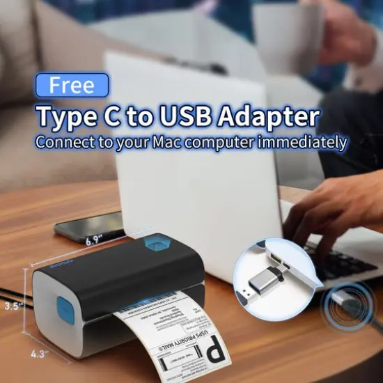 Thermal Label Printer Fast Shipping Solution for Shopify eBay Amazon {5}