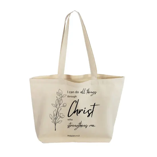 Blessed Simplicity Christian Tote Bags {4}