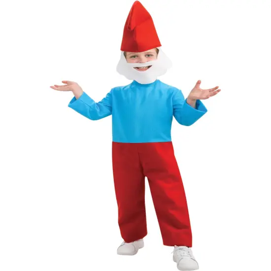 Boys The Smurfs Movie Papa Smurf Costume {1}