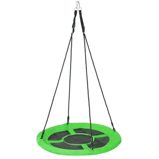 40'' Kids Spider Web Tree Swing Set Saucer Swing Outdoor Backyard {1}