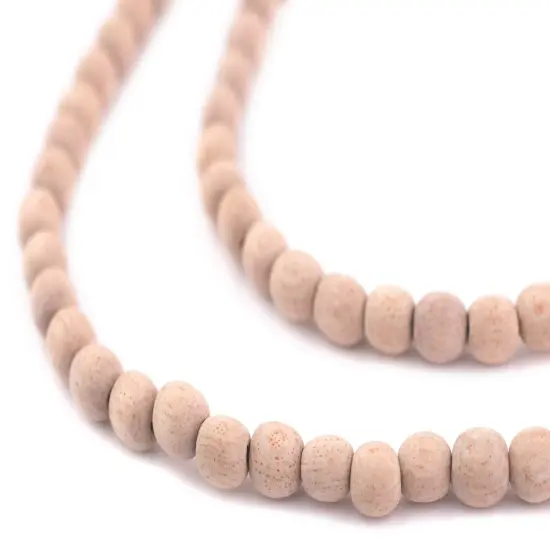 The Bead Chest Unwaxed Round Rosewood Beads (6mm) {1}