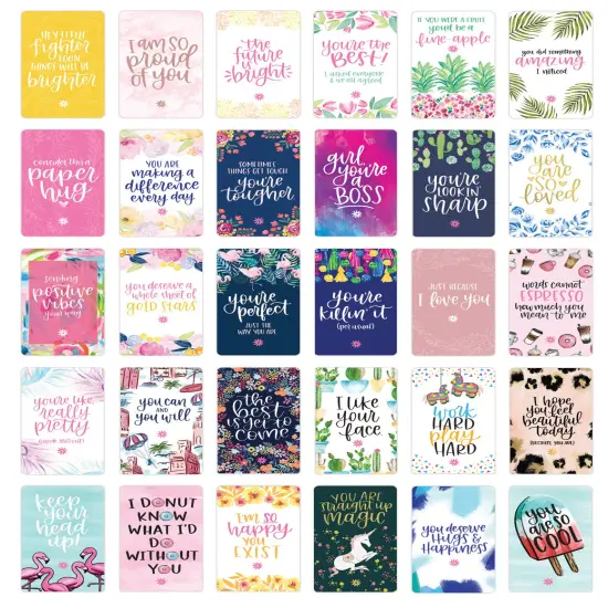 bloom daily planners Card Deck, 2" x 3.5", Encouragement Cards {6}