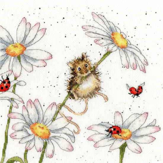Daisy Mouse XHD80 Counted Cross Stitch Kit {1}