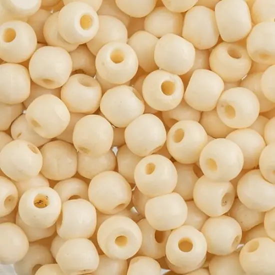 John Bead 6mm Round Natural Bone Beads, 200pcs {1}