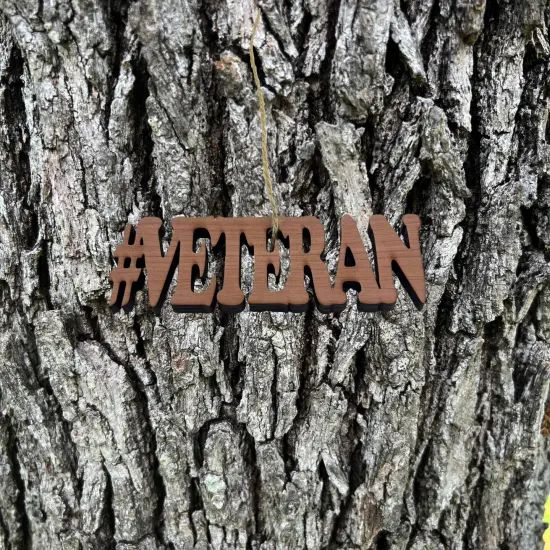 Cedar #Veteran - Cedar Ornament {2}