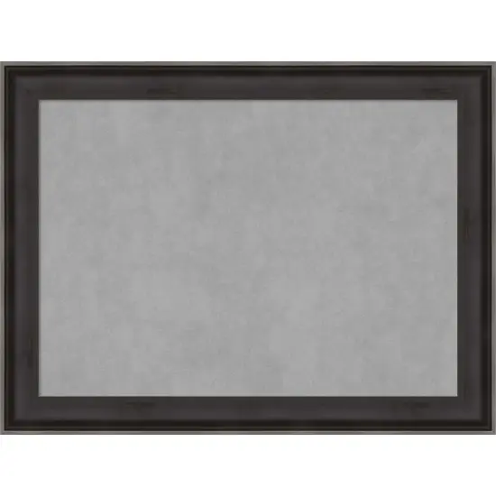 Allure Charcoal Wood Framed Magnetic Board {1}