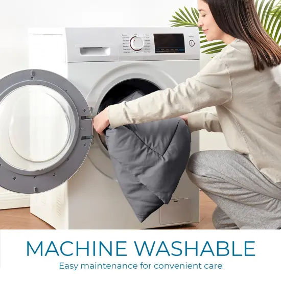 Nestl Down Alternative Comforter Grey {6}