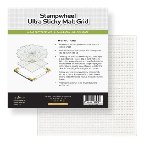 Stampwheel - Ultra Sticky Mat: Grid (M) {1}