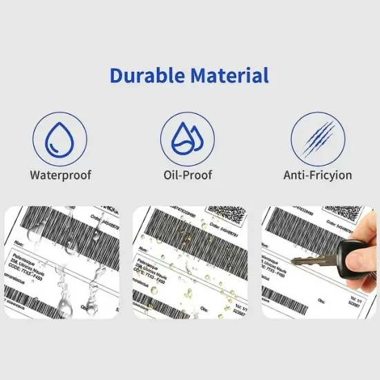 Direct Thermal Labels 4x6 Shipping Labels with Perforation {5}