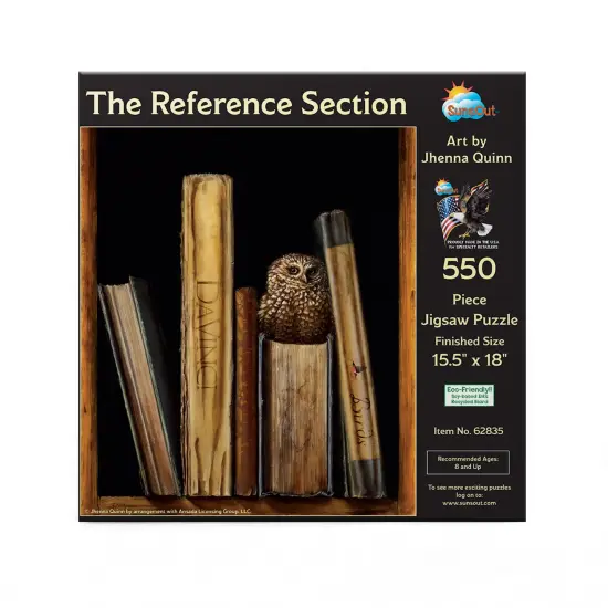 Sunsout The Reference Section 550 pc Jigsaw Puzzle 62835 {3}
