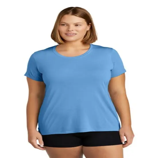 Women's PosiCharge&reg; Competitor Cotton Touch Scoop Neck Short Sleeve Tee Silver {6}