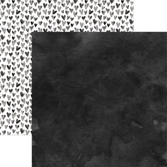 Black Colorways Pattern 12 x 12 Scrapbook Paper Set {4}