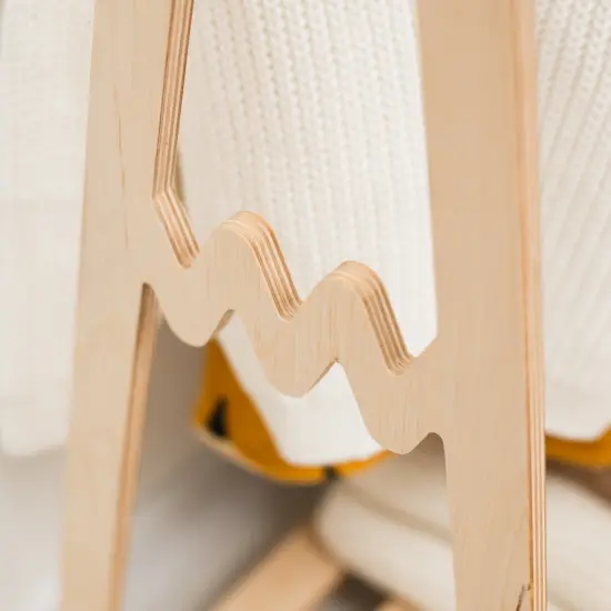 Montessori Clothes Rack, Toddler Wardrobe, Nursery Furniture {6}