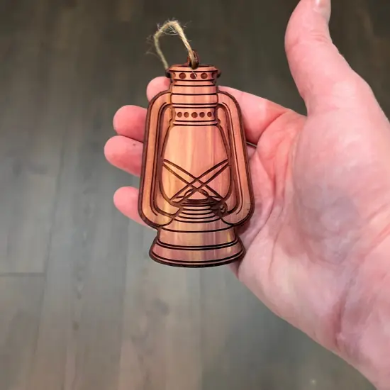 Lantern - Cedar Ornament {4}