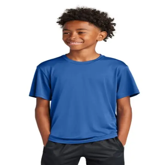 Sport-Tek&reg; Youth Crewneck Short Sleeve PosiCharge Competitor Tee True royal {1}