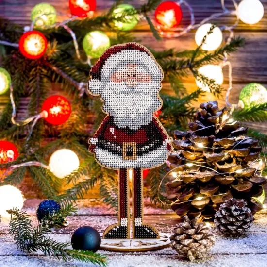 Bead embroidery kit on wood FLK-209 {1}