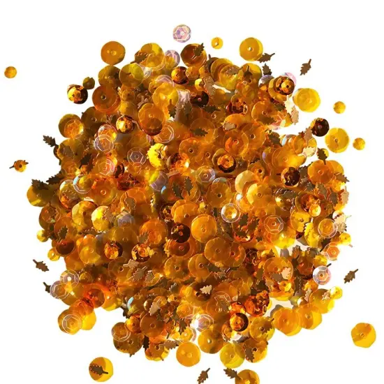 Buttons Galore Loose Sequin Assortments for Craft - 5,000 Pieces 45 Grams Touch of fall {1}