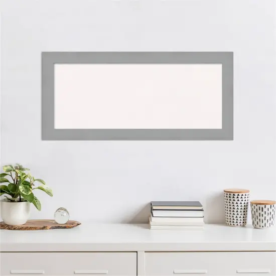 Brushed Framed Corkboard, White Cork Nickel {4}