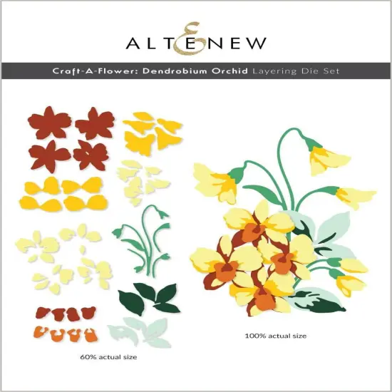 Craft-A-Flower: Dendrobium Orchid Layering Die Set {1}