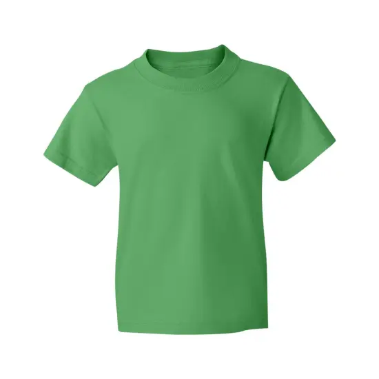 JERZEES&reg; Dri Power Youth 50/50 Poly Cotton Crewneck Short Sleeve T-Shirt Kelly {1}