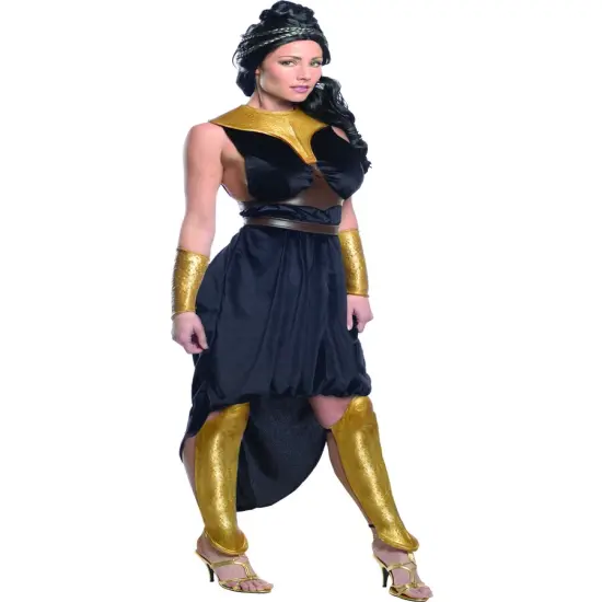 Womens Deluxe 300 Rise Of An Empire Queen Gorgo Royalty Dress Costume {1}