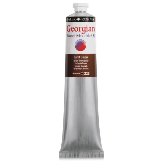 Georgian Water Mixable Oil - Burnt Umber, 200 ml {1}