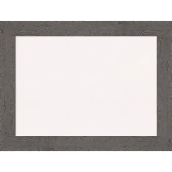 Rustic Plank Framed Corkboard, White Cork Grey {1}
