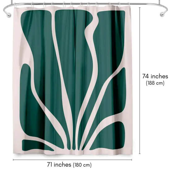 Abstract Seaweed by ArtPrink Shower Curtain 71" x 74" {2}