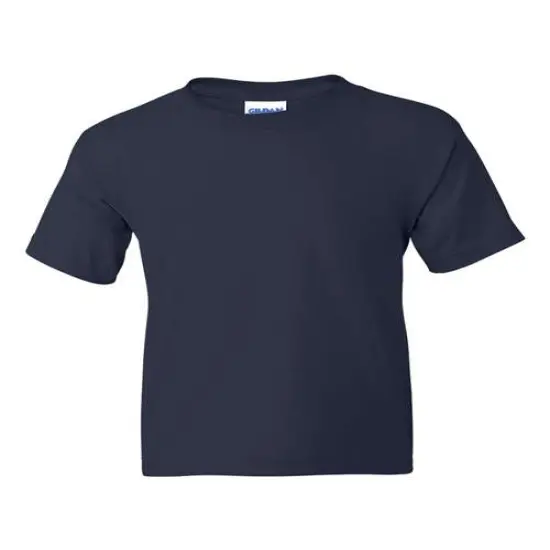Gildan&reg; DryBlend Youth Short Sleeve Crewneck T-Shirt Navy {1}