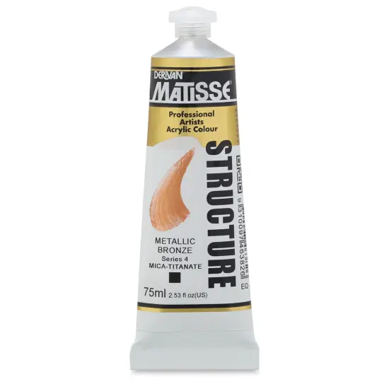 Matisse Structure Paint - Metallic Bronze, 75 ml {1}