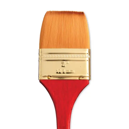 Princeton Heritage Sable Brush - Flat Wash, Short Handle, Size 2" {1}